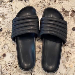 Isabel Marant black slides, sz 41. Like new.